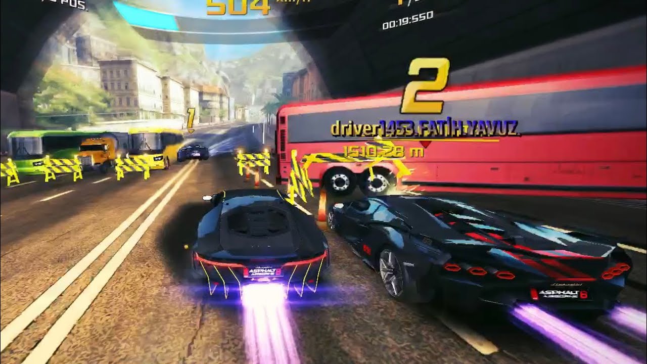 Asphalt 8, Multiplayer Elite League Lamborghini Centenario vs Lamborghini Sian Duel Races