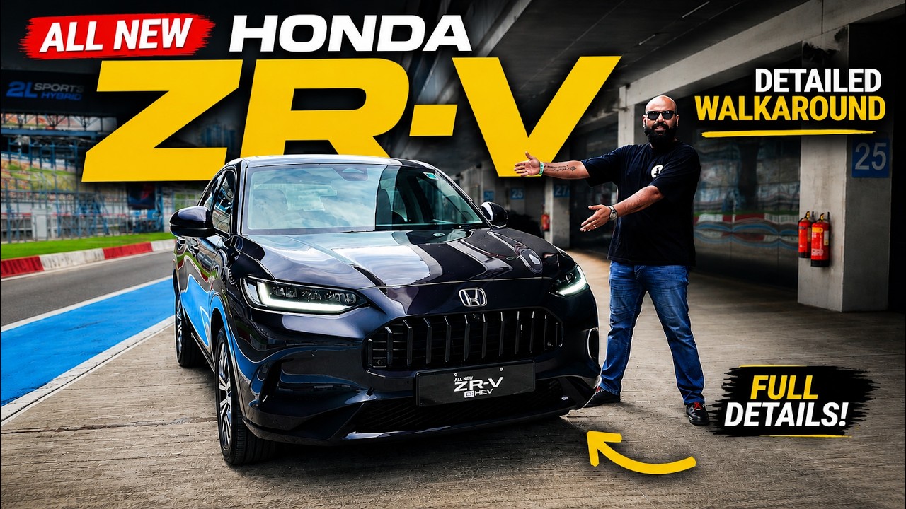 Honda ZR-V Hybrid Detailed Walkaround | Features, Interior, Engine & First Look
