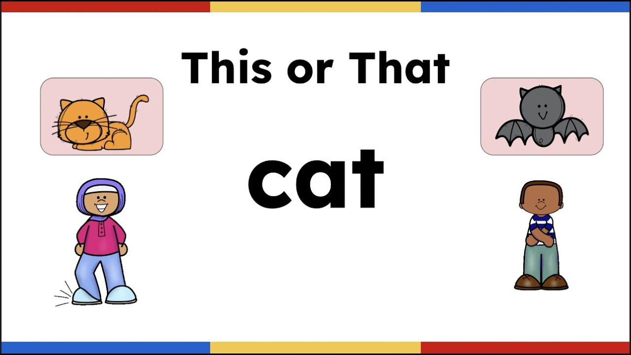Short Vowel A This or That Game