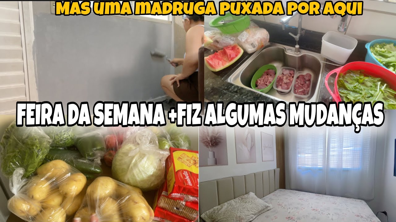 VLOG/O CANSAÇO BATEU 🥲MAIS UMA MADRUGADA TENÇA POR AQUI 🥲FIZ ALGUMAS MUDANÇAS NA CASINHA 🏠