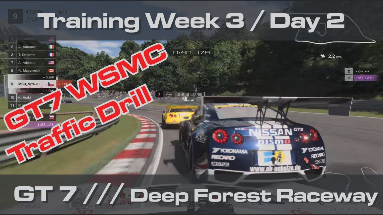 Training W3/D2, Deep Forest Raceway, GT7 World Series Manufacturers Cup - Traffic Drill