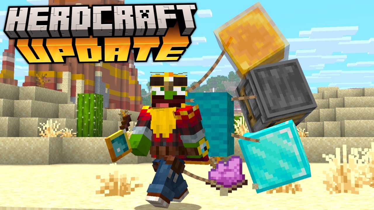 ŻYWE BLOKI i DYNAMICZNE ŚWIATŁO w Minecraft! Nowa Aktualizacja HERDCRAFT UPDATE 26w14a