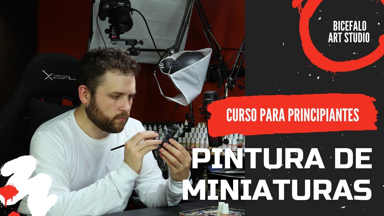 Como Pintar Miniaturas y Figuras - Taller Basico para Principiantes