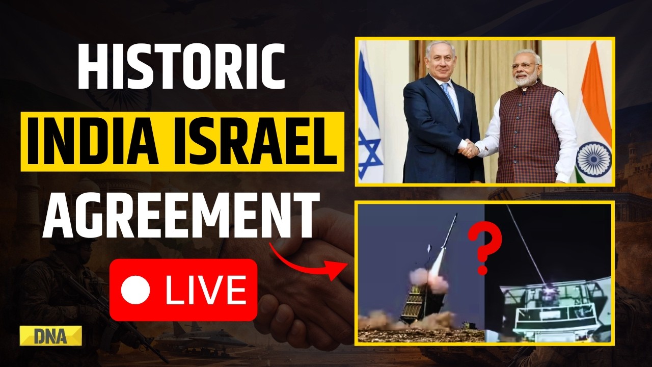LIVE: India-Israel MoU Exchange Live | PM Modi In Israel Live | PM Modi I Netanyahu I Defence pact
