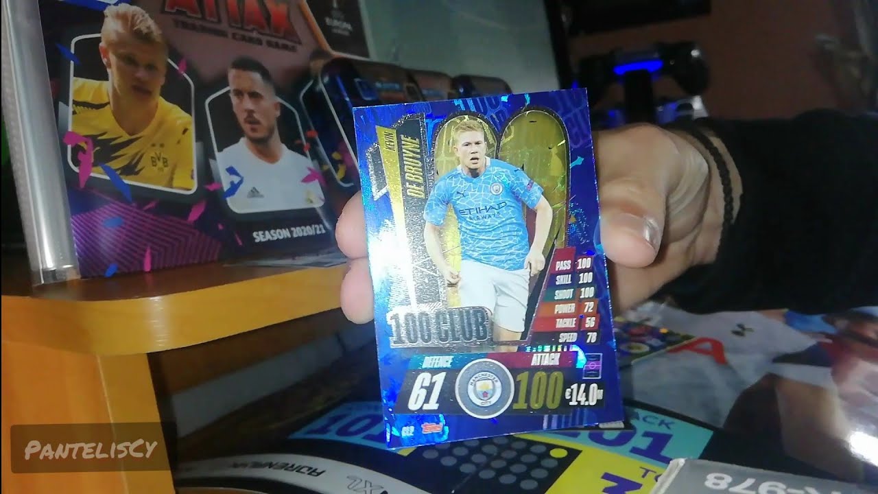 Topps Match Attax Pack Opening ft 100 Club De Bruyne - Champions & Europa League Cards