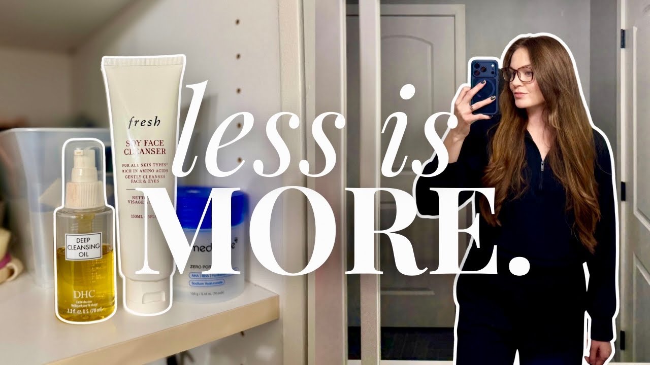 Decluttering My Skincare Cabinet | Less Is More This Year