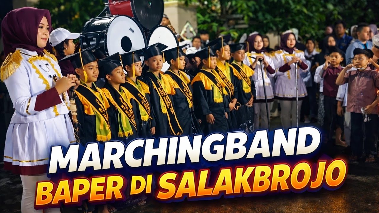 Atraksi Marchingband Baper Di Salakbrojo Pekalongan