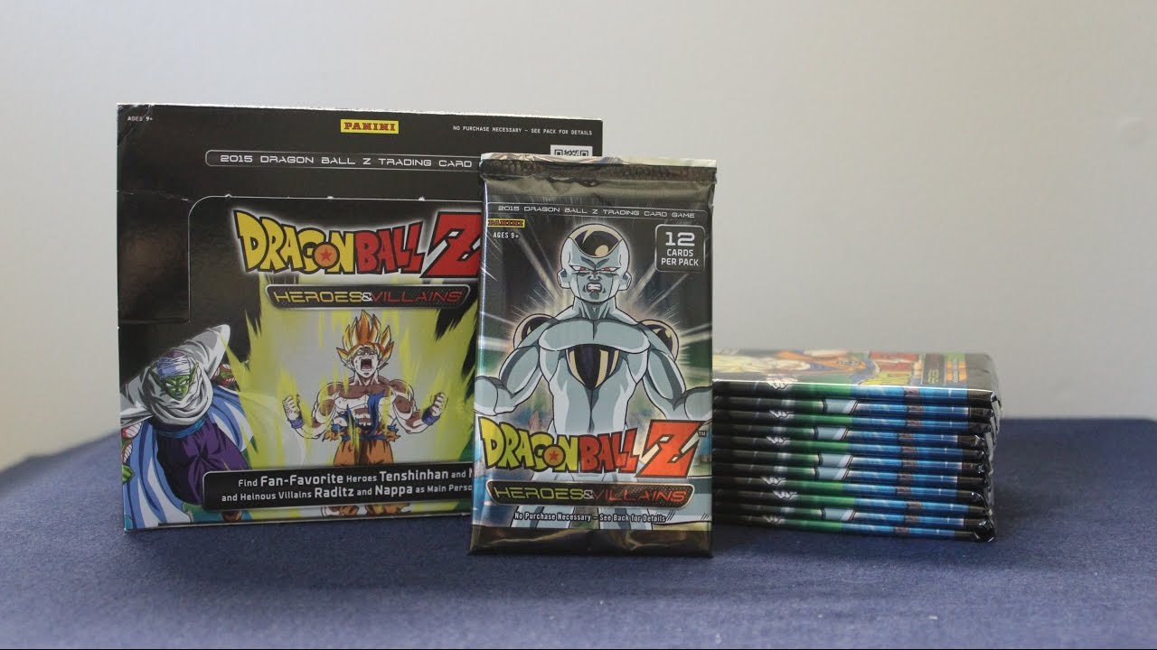 DRAGONBALL Z PANINI HEROES & VILLAINS - BOOSTER BOX OPENING (PART 2)