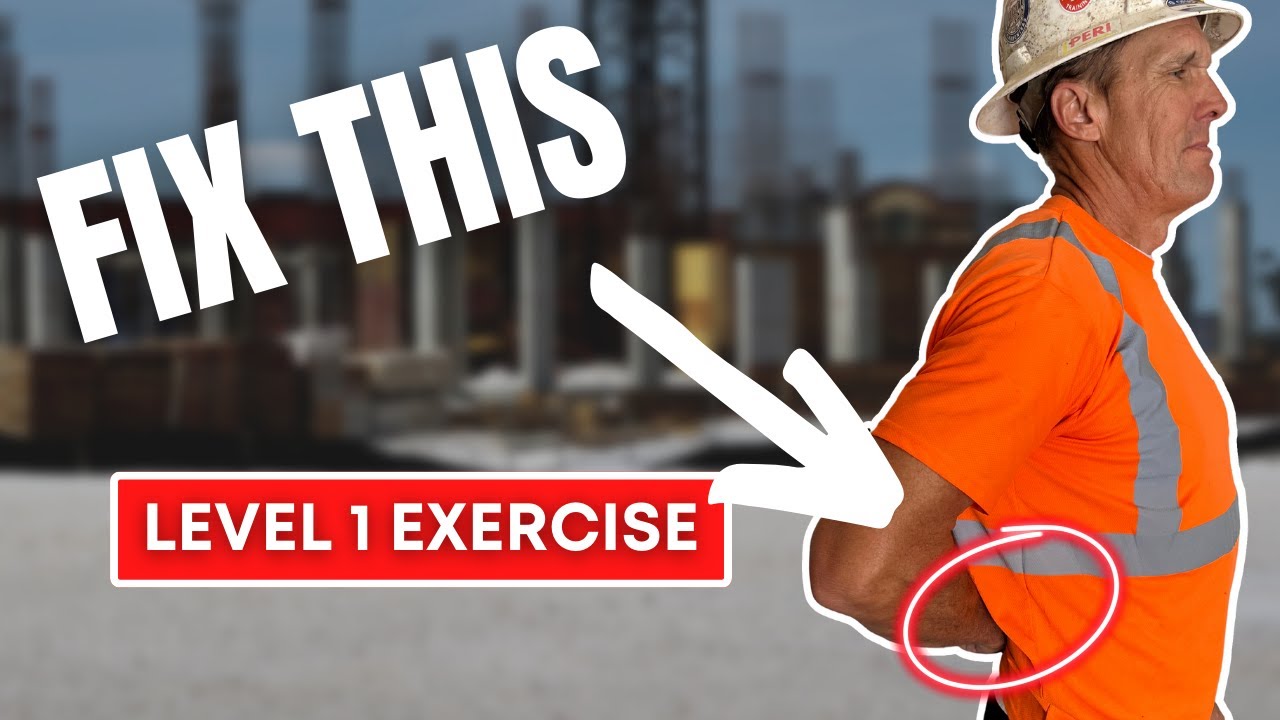 #1 Exercise for Construction Workers: BACK PAIN Relief!