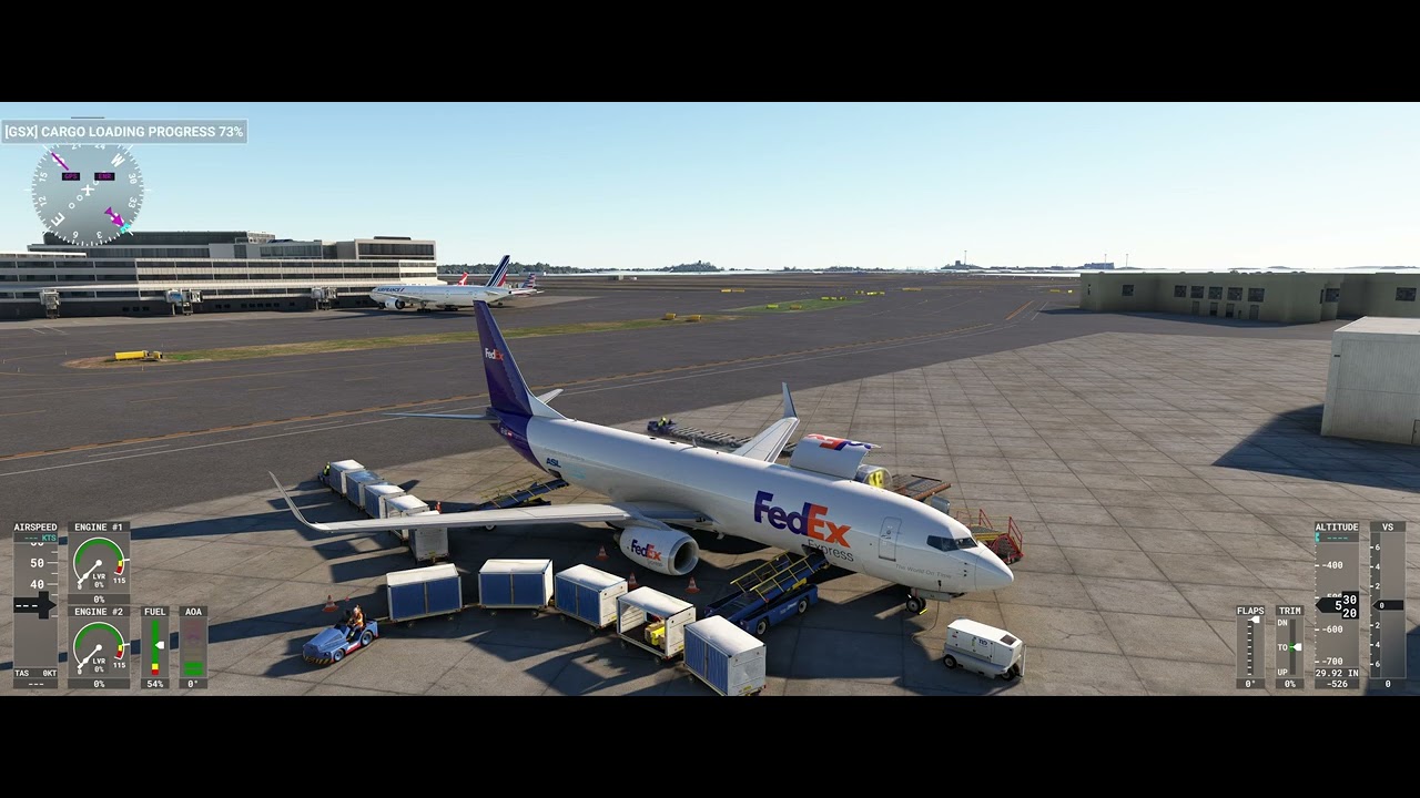 MSFS2020 Vatsim | FedEx Boeing 737 | Boston to Halifax
