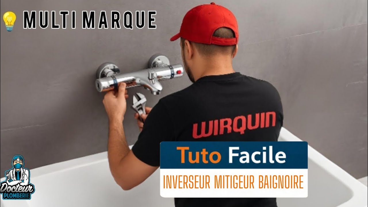 TUTO FACILE : PROBL&Egrave;ME INVERSEUR ROBINET MITIGEUR BAIGNOIRE