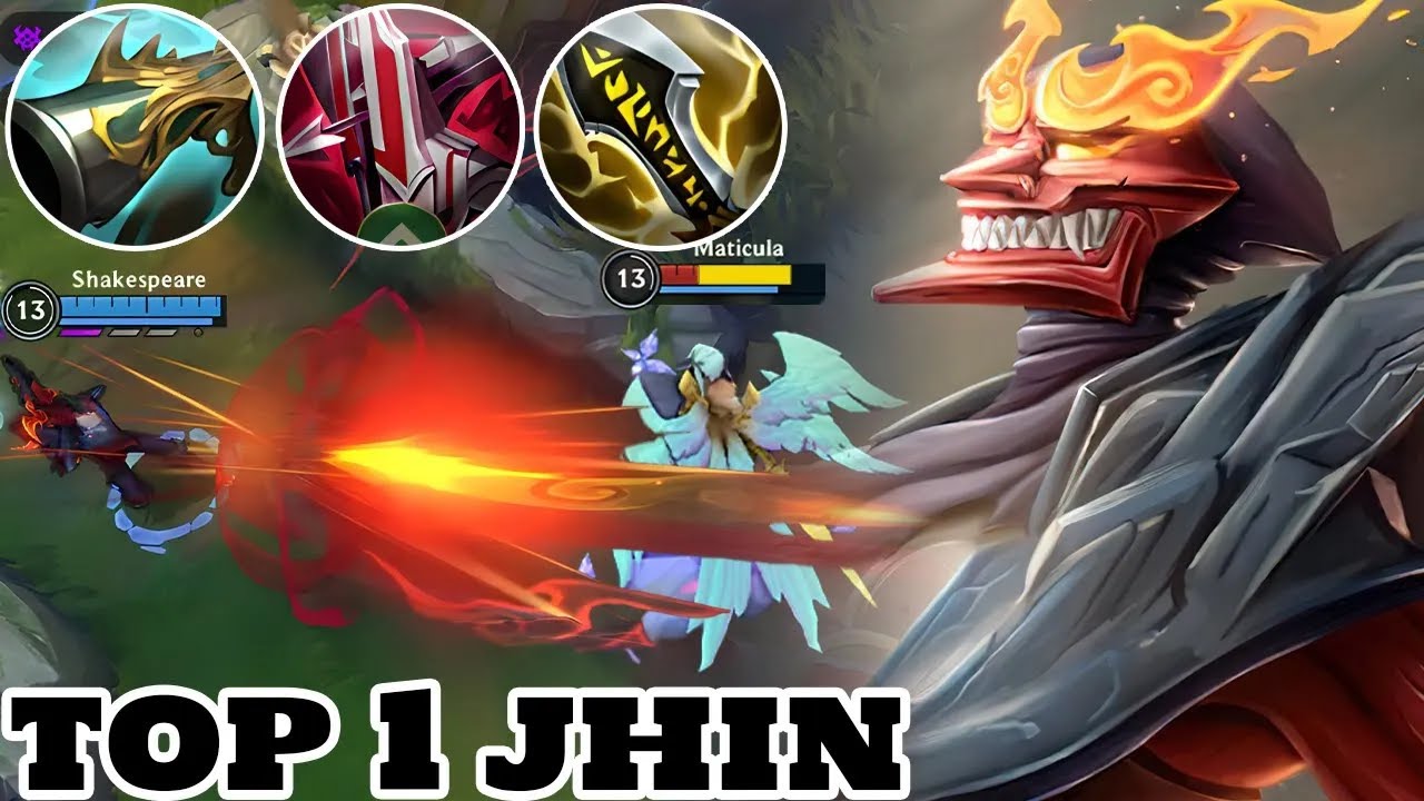 Wild Rift Jhin - Top 1 Jhin Gameplay Rank master