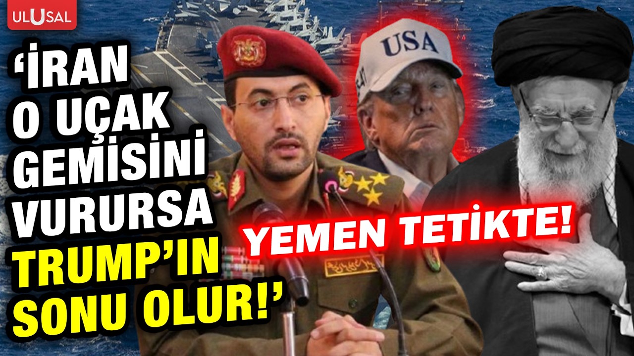 ABD'yi bitirecek senaryo! İran ve Yemen Amerikan uçak gemisini vurmaya hazırlanıyor!