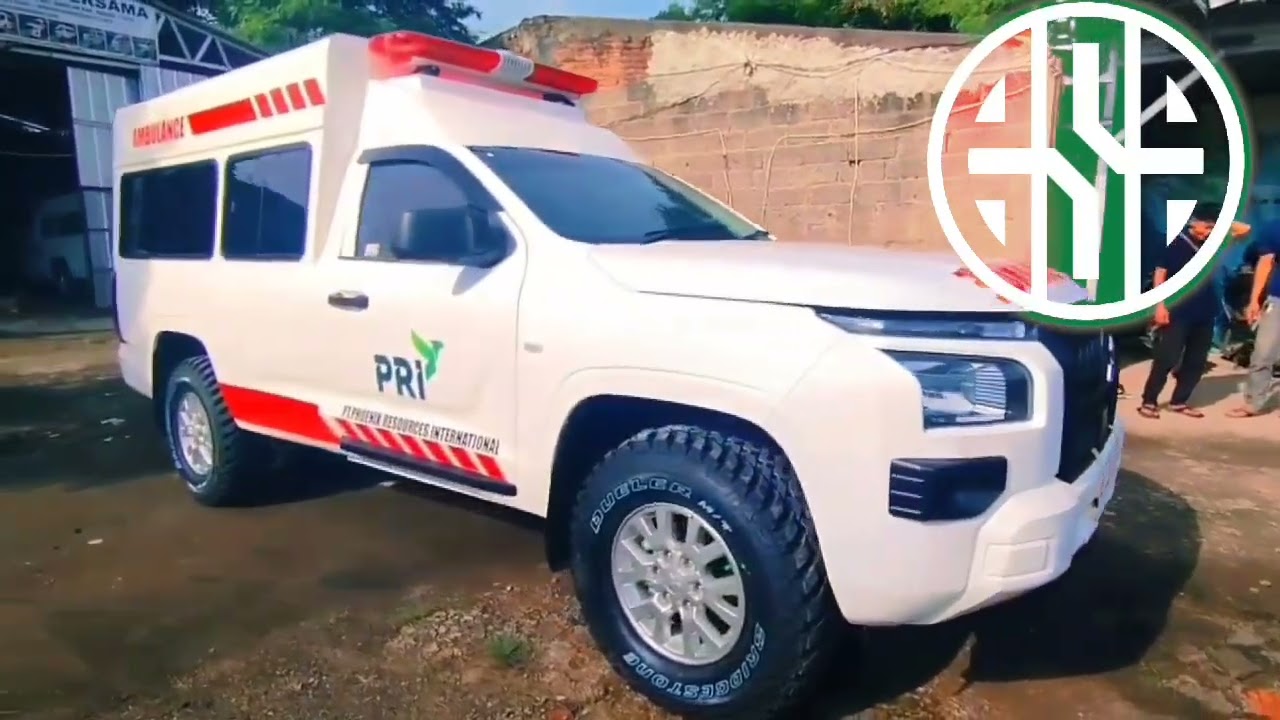 Ambulance Triton 4x4 pesanan khusus Dirut PT. PHOENIX RESOURCES INTERNATIONAL (PRI) ☎️ 085173376879