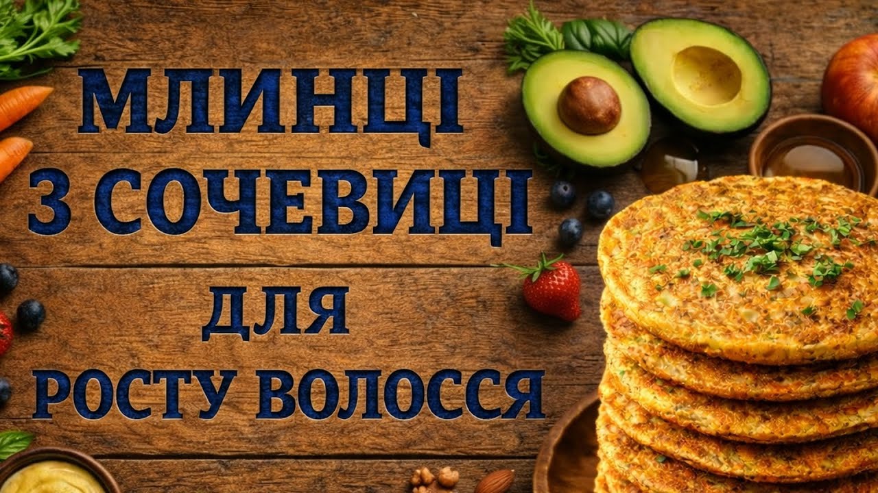 Їм ЦЕ і волосся росте як шалене! Млинці з сочевиці для густоти та довжини