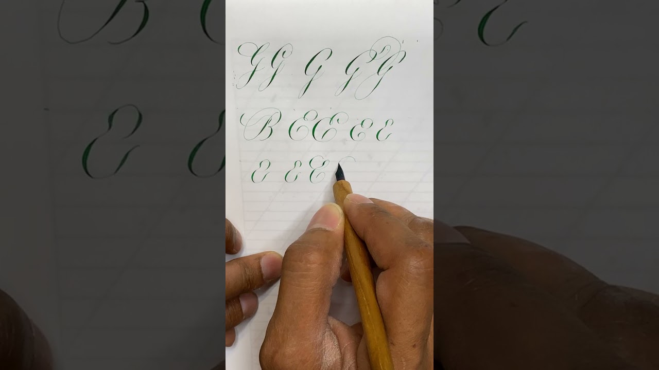 English Roundhand Fun!