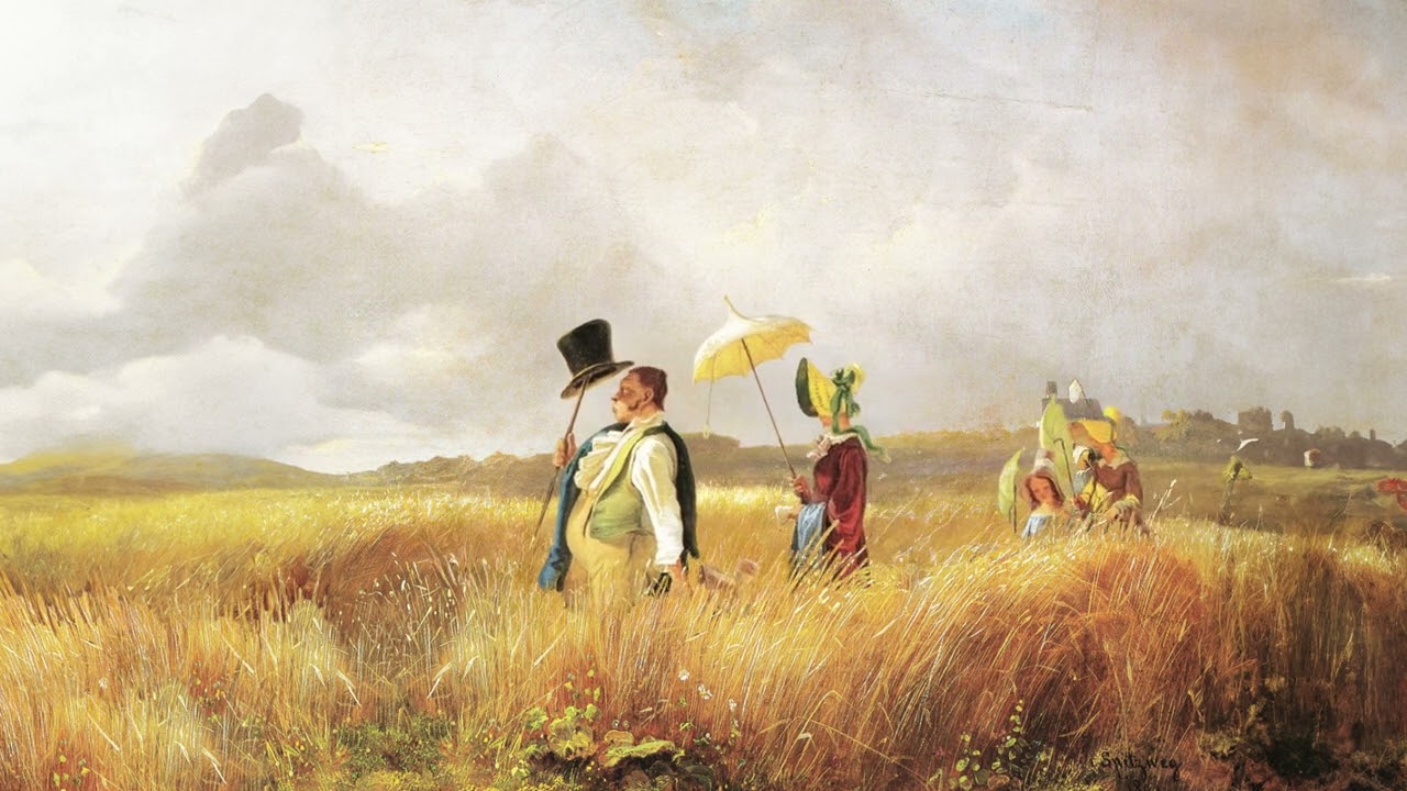Carl Spitzweg - Laut und Leise