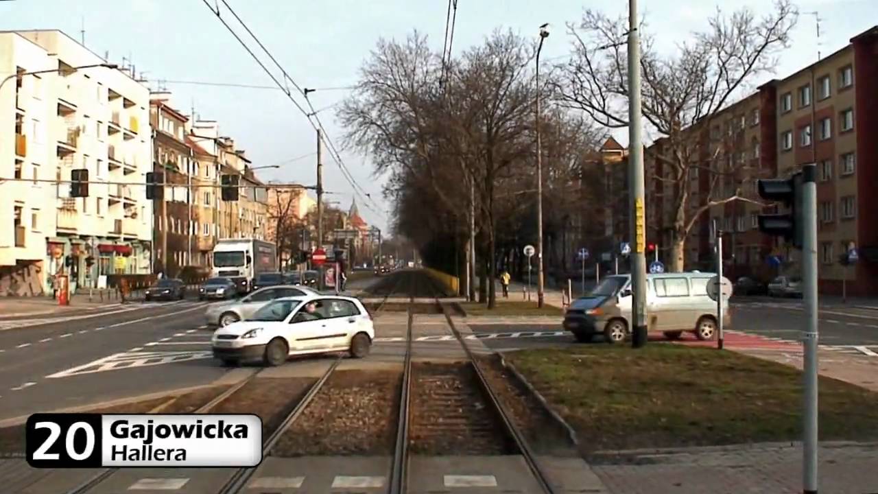 Tramwajem po Wrocławiu - linia 20 cz. I (OPORÓW - WPP)