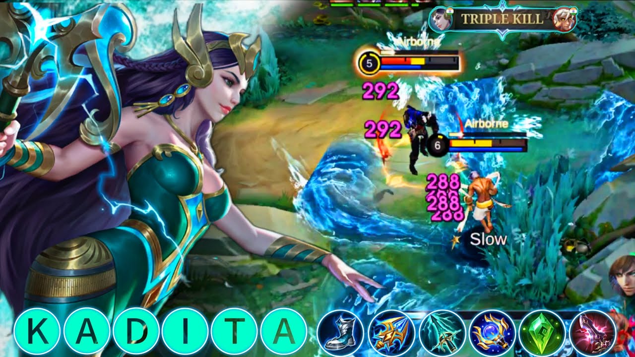 19 Kills+MVP ! Kadita Carry Noob Teammates Mythic Rank....  ~ MobaLegends : 5v5! ~ MLBB 