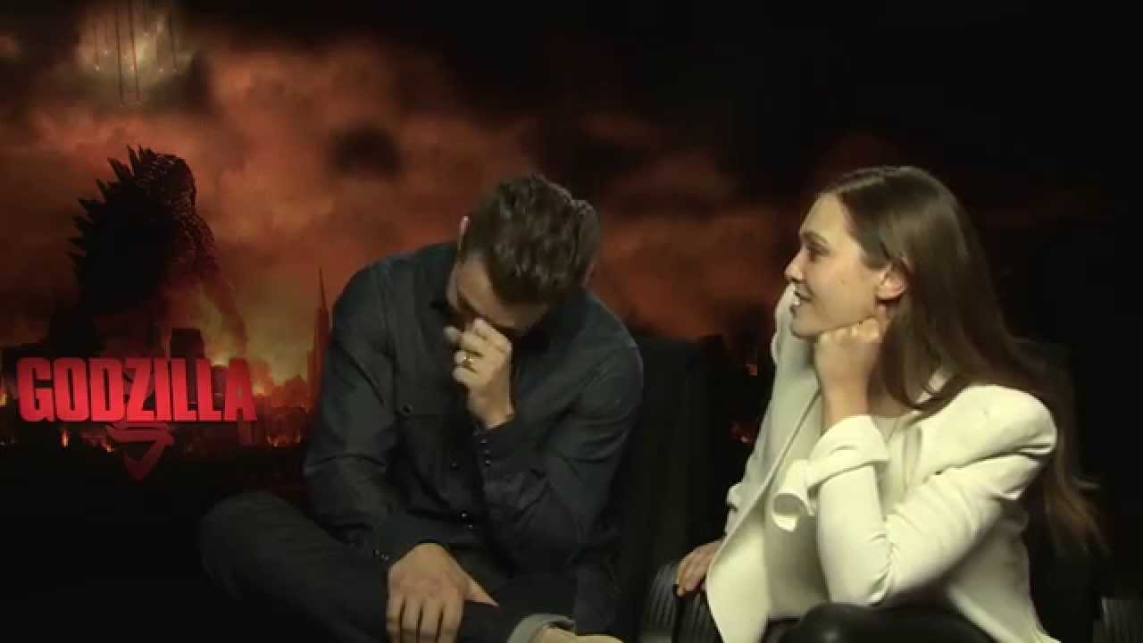 Godzilla - Interview with Aaron Taylor-Johnson & Elizabeth Olsen - ROCKKLASSIKER