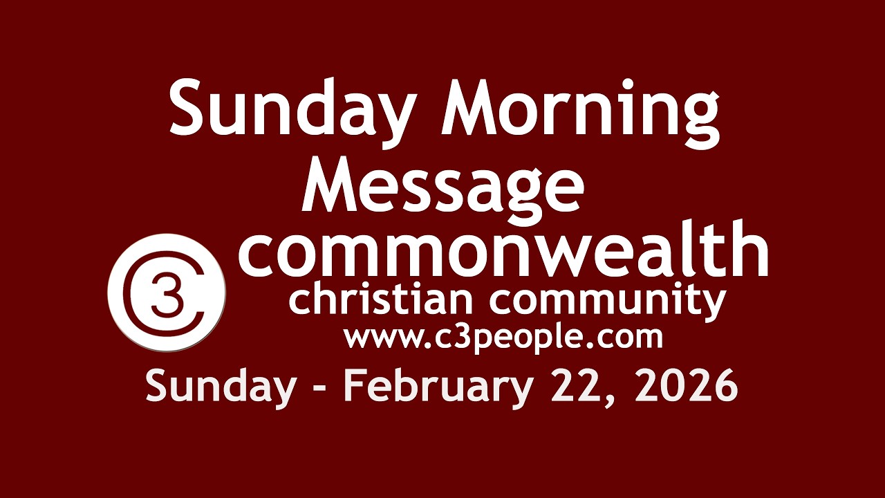 C3 Online Sunday Service 022226