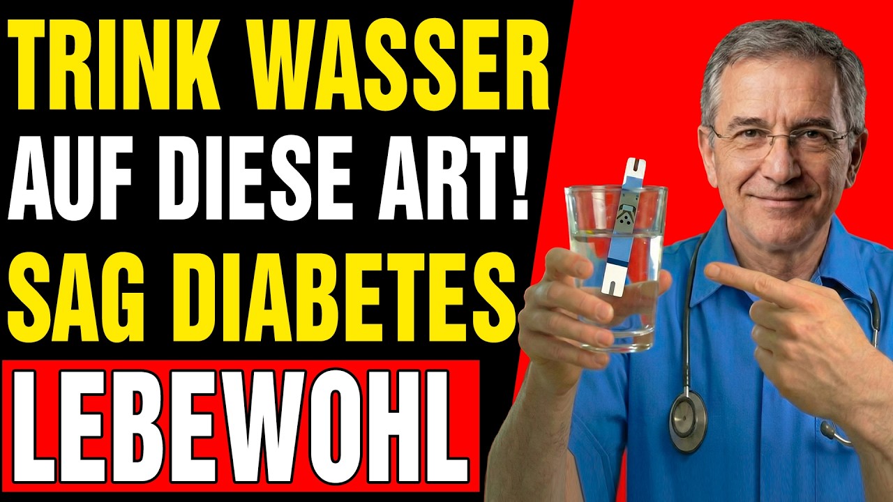 Wie Senioren Wasser trinken sollten, um den Blutzucker zu senken und Diabetes zu vermeiden