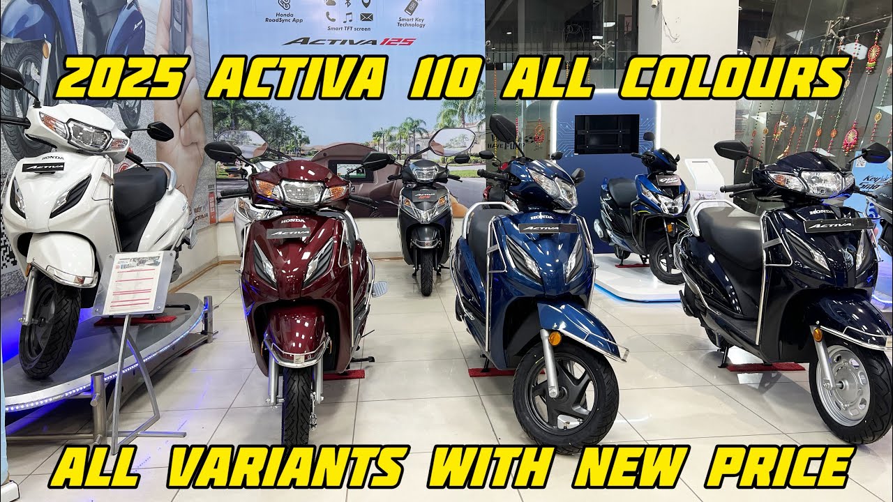 2025 Honda Activa 110 All Colours & All Variants | Scooters Ka King 👑 Honda Activa 
