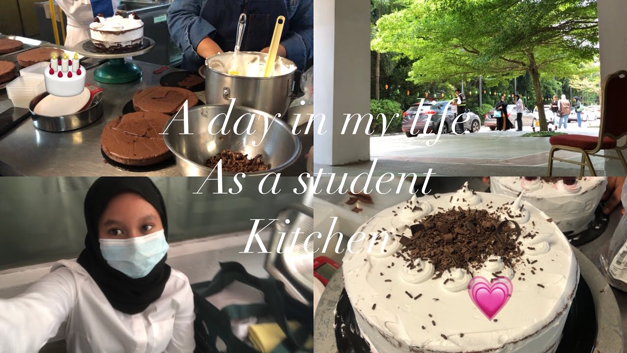 Vlog 20 : a day in my life as a student pastry bakery at Msu 👩🏻‍🍳🥐🎂💗