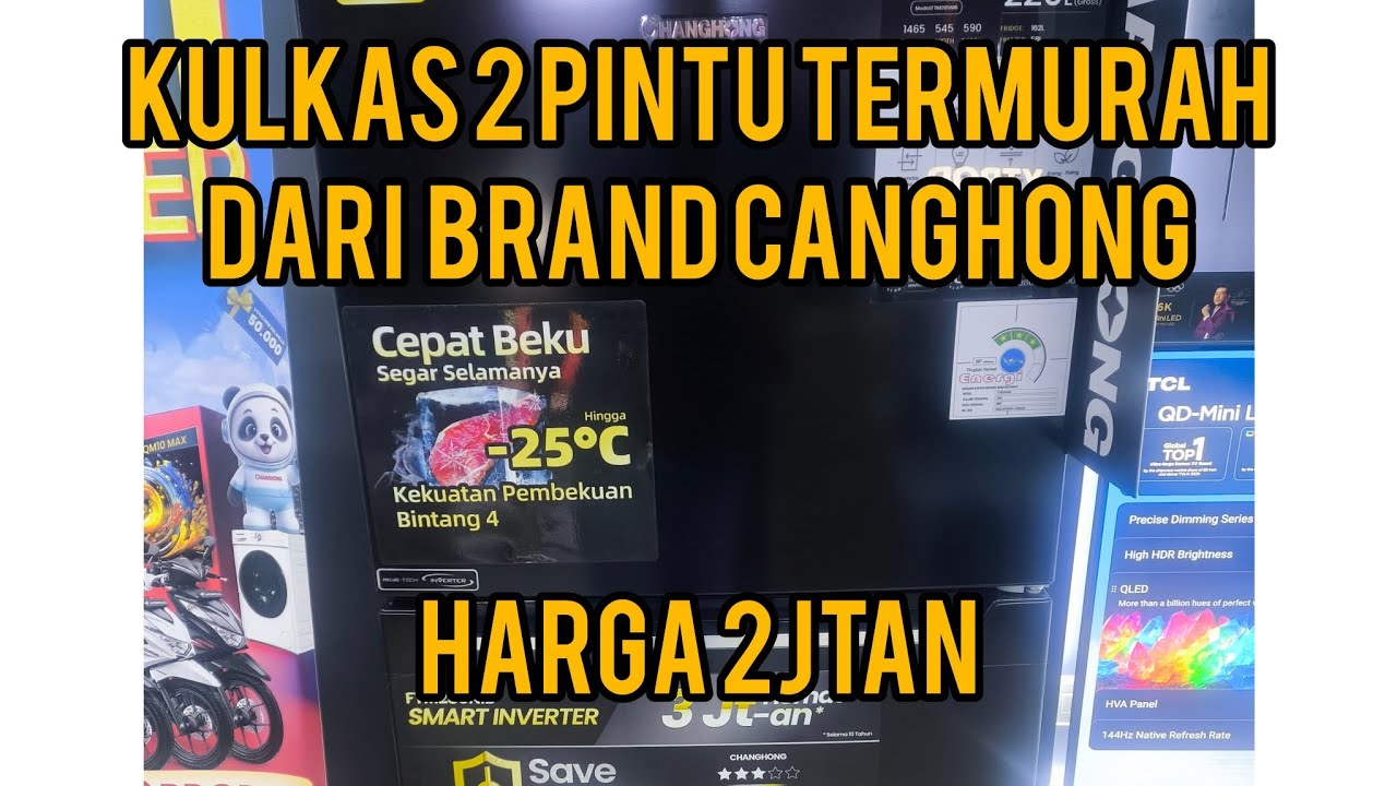 KULKAS TERMURAH DARI BRAND CANGHONG HARGA 2JTAN.!!!!