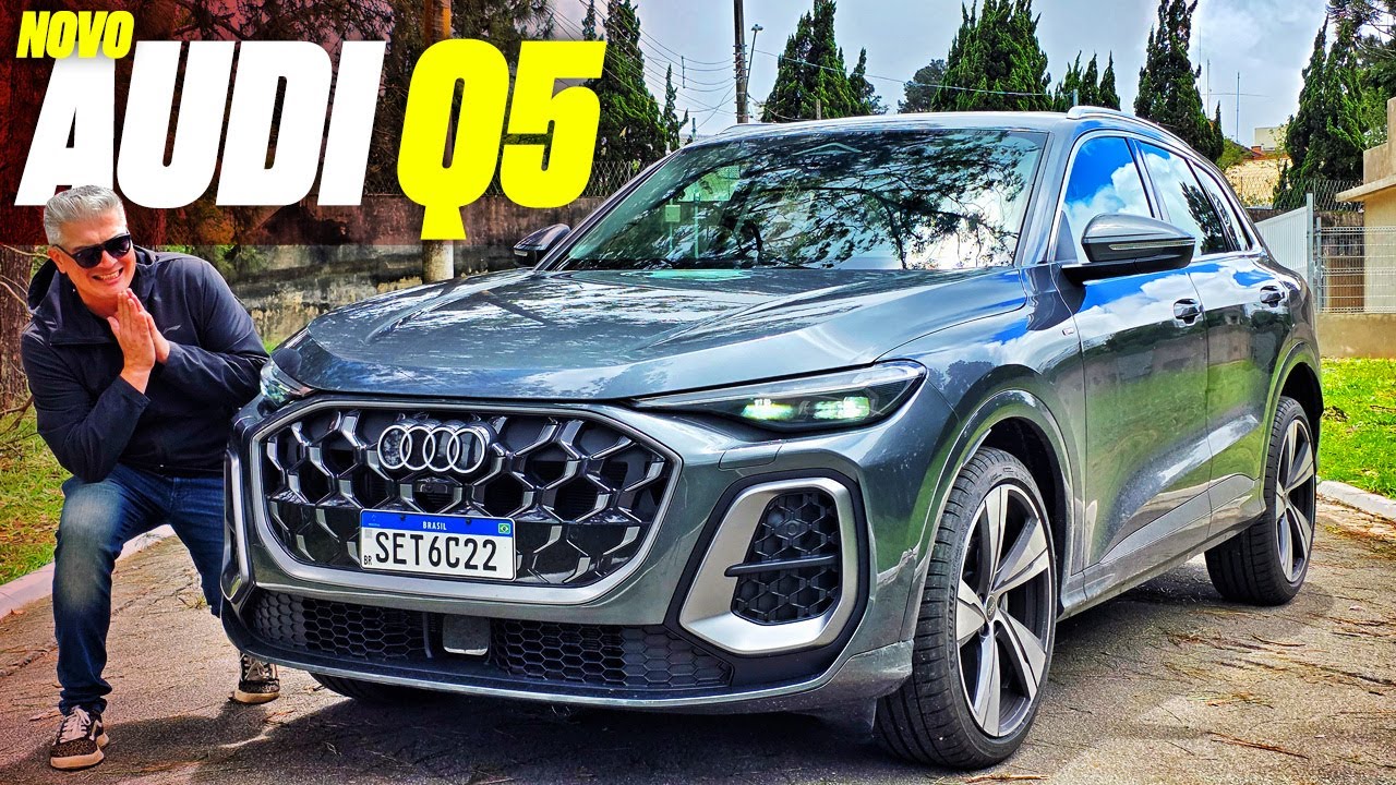 Novo Audi Q5 S-Line - VERSÃO TOP É MELHOR QUE BMW E MERCEDES-BENZ? VALE OS R$ 485 MIL? O QUE MUDA?