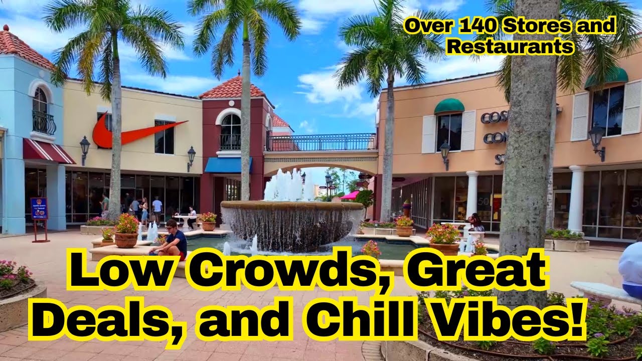 Low Crowds + Big Brands! Miromar Outlet Mall in Estero FL #florida #usa #shopping