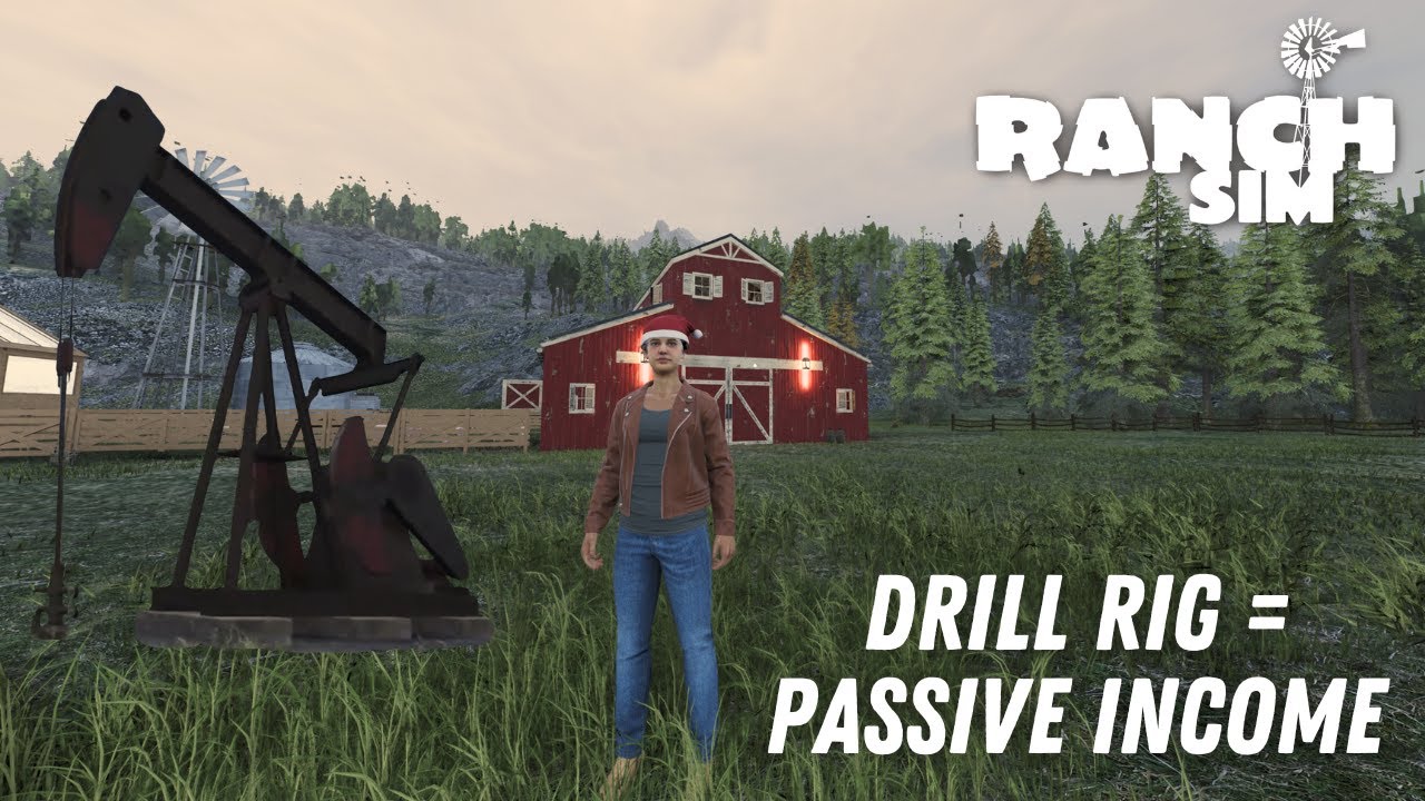 How to make a passive income with a Drill Rig on Ranch Simulator?