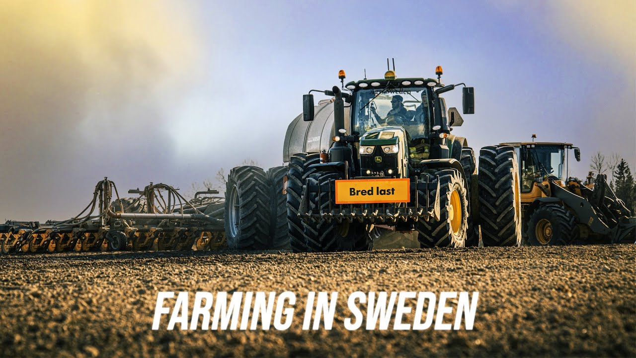 🇸🇪SEEDING ON STORKILA GÅRD I JOHN DEERE I HORSCH I VOLVO