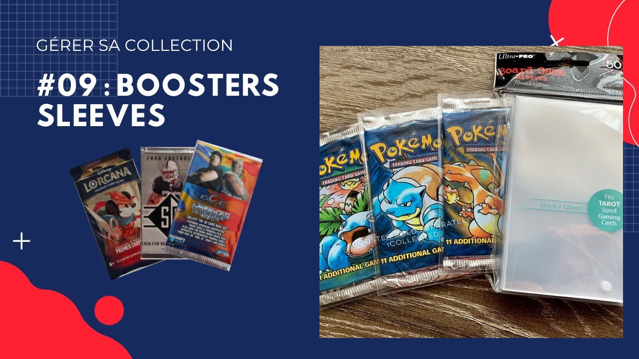 Gérer sa collection #09 : Booster Sleeves #tradingcards #sportscards #Supplies #Protection #Booster