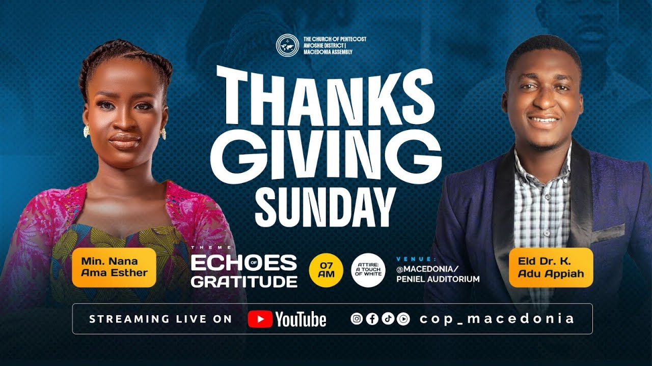THANKSGIVING SUNDAY || ECHOES OF GRATITUDE || 21.12.25