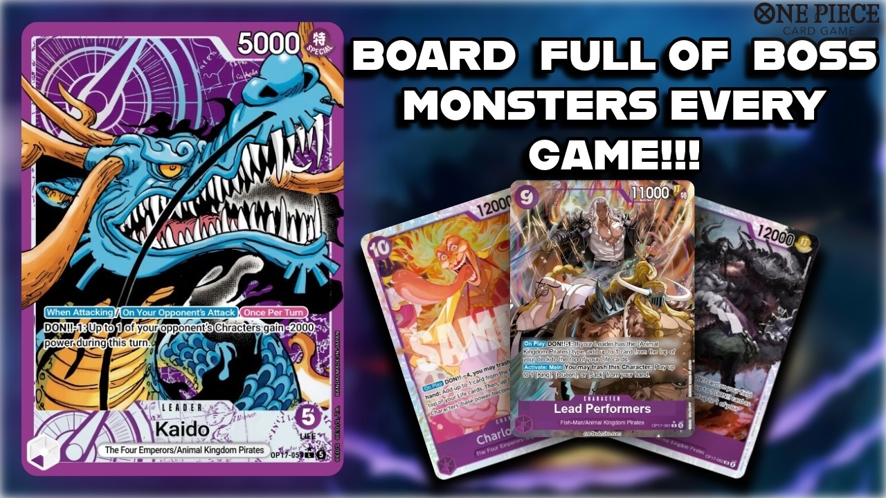 THE NEW BEST PURPLE DECK IN OP17 IS HERE!!! | OP17 KAIDO OPTCG
