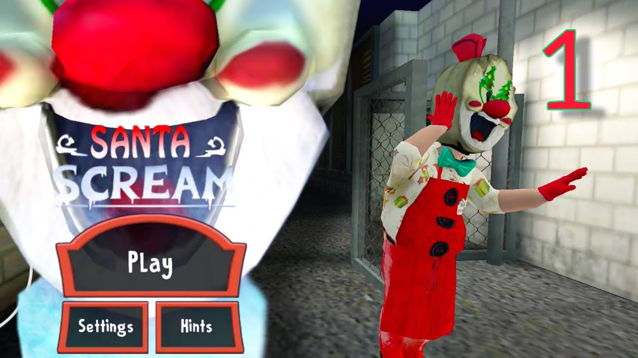 Ice Scream 1 Rod Is Santa | Ice scream 1 Full Gameplay
