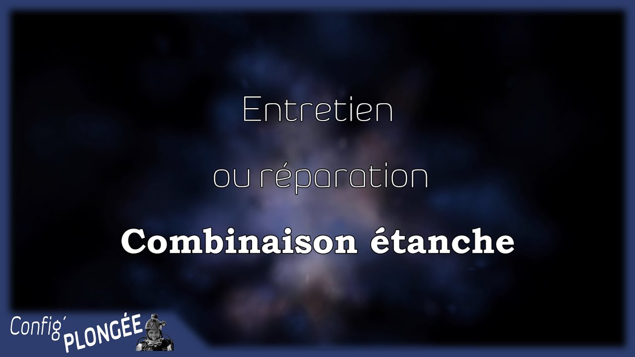 Entretenir et réparer sa combinaison étanche
