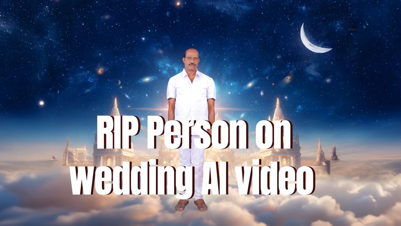 Rip Person on Wedding AI Video / Dead Men Appears in Wedding Video/2025  #aimagicvoice  #aitribute