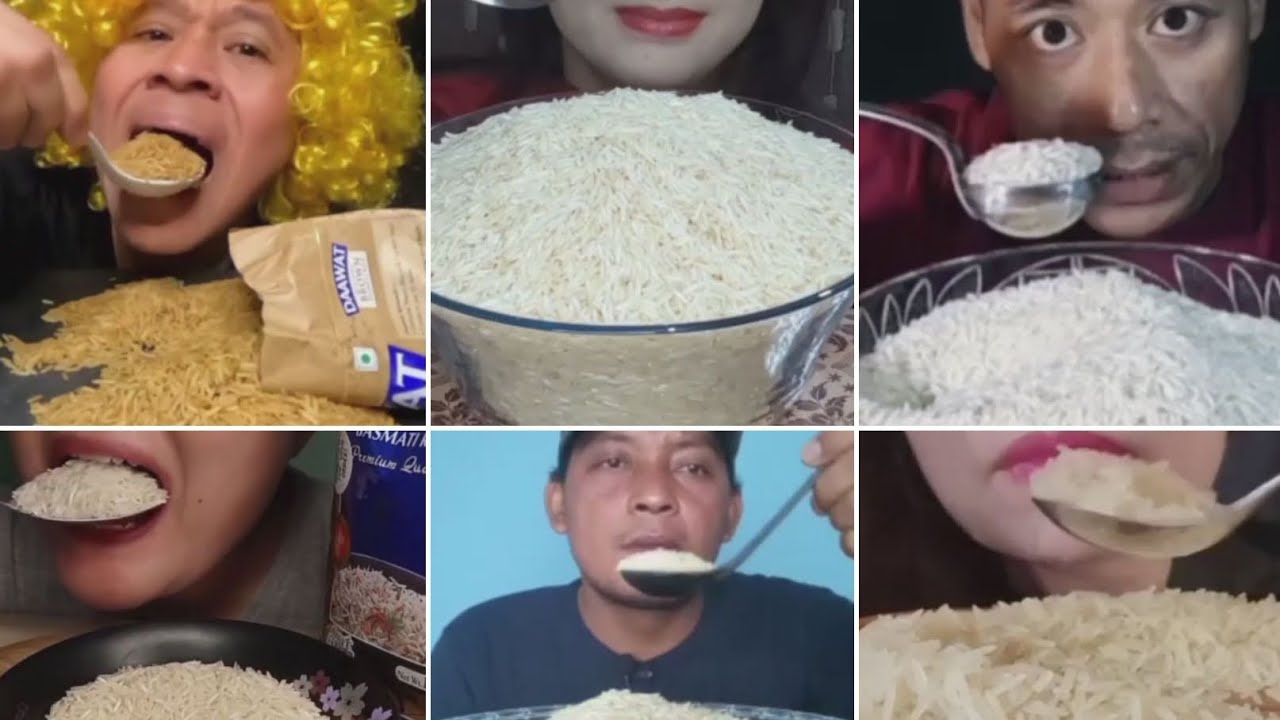 Kompilasi Makan Beras Basmati - Mukbang 