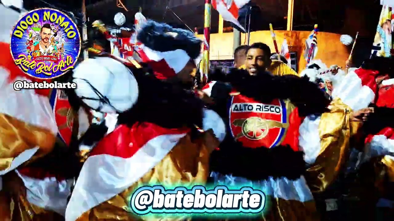 Saída da Turma Alto Risco 2025 (Oswaldo Cruz) bate-bola / batebola / batebola carnaval #rj #clovis 