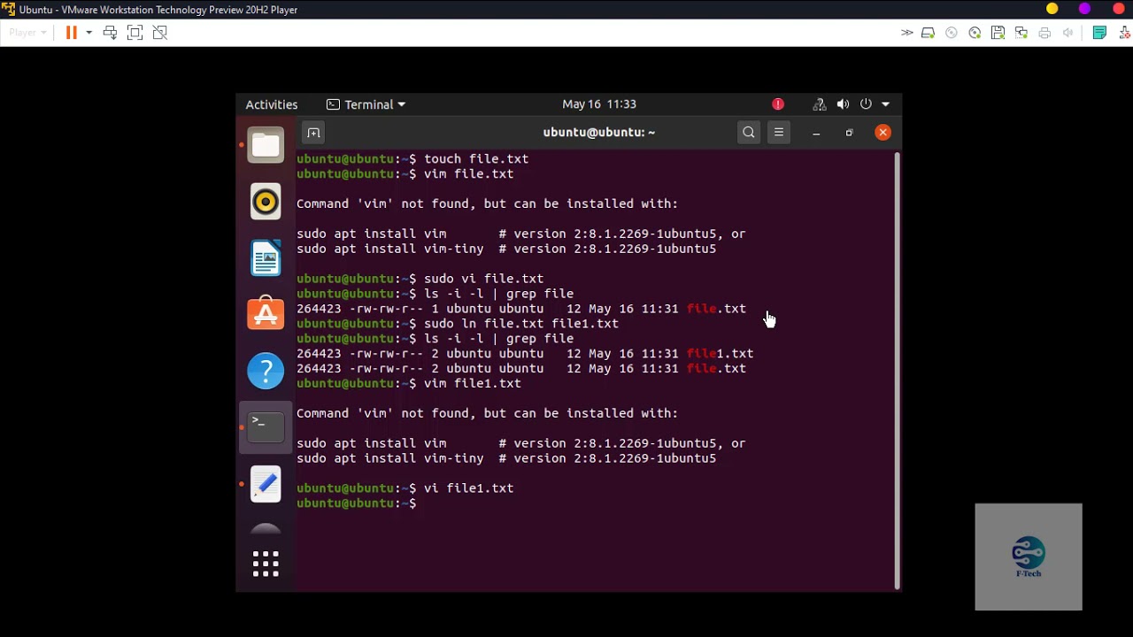 How to create Hard Link and Symbolic Link in Linux