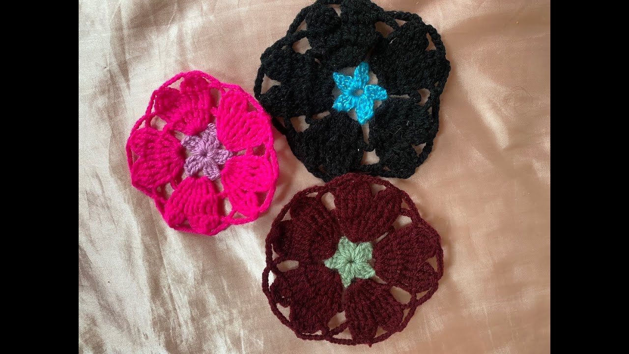 TUTO CROCHET : Sous verres décoration 🧶
