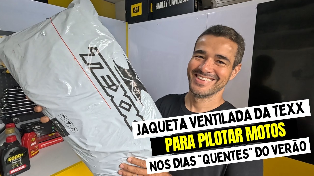 MAIS UMA OPÇÃO DE JAQUETA VENTILADA PARA O VERÃO, MELHOR E MAIS BARATA QUE A CONCORRENTE!