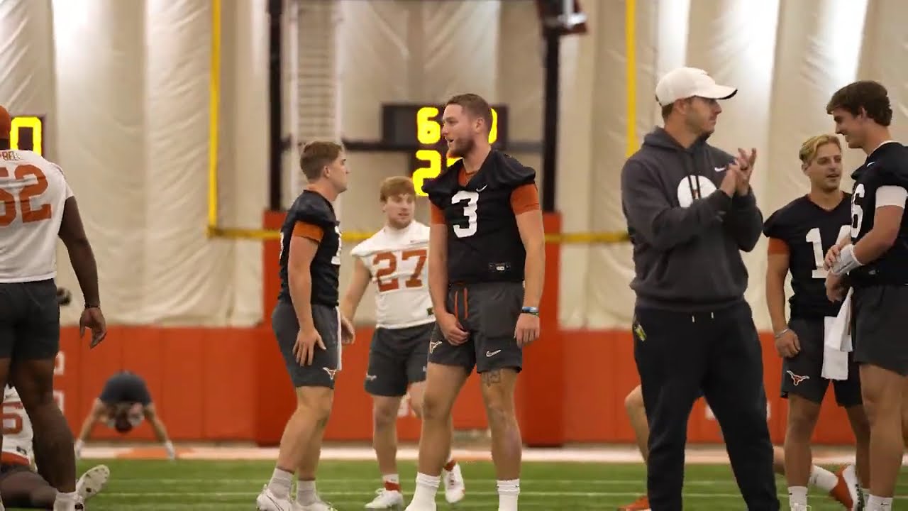 Texas Longhorns Football Behind The Scenes of 2024 Practice With Quinn Ewers & Arch Manning