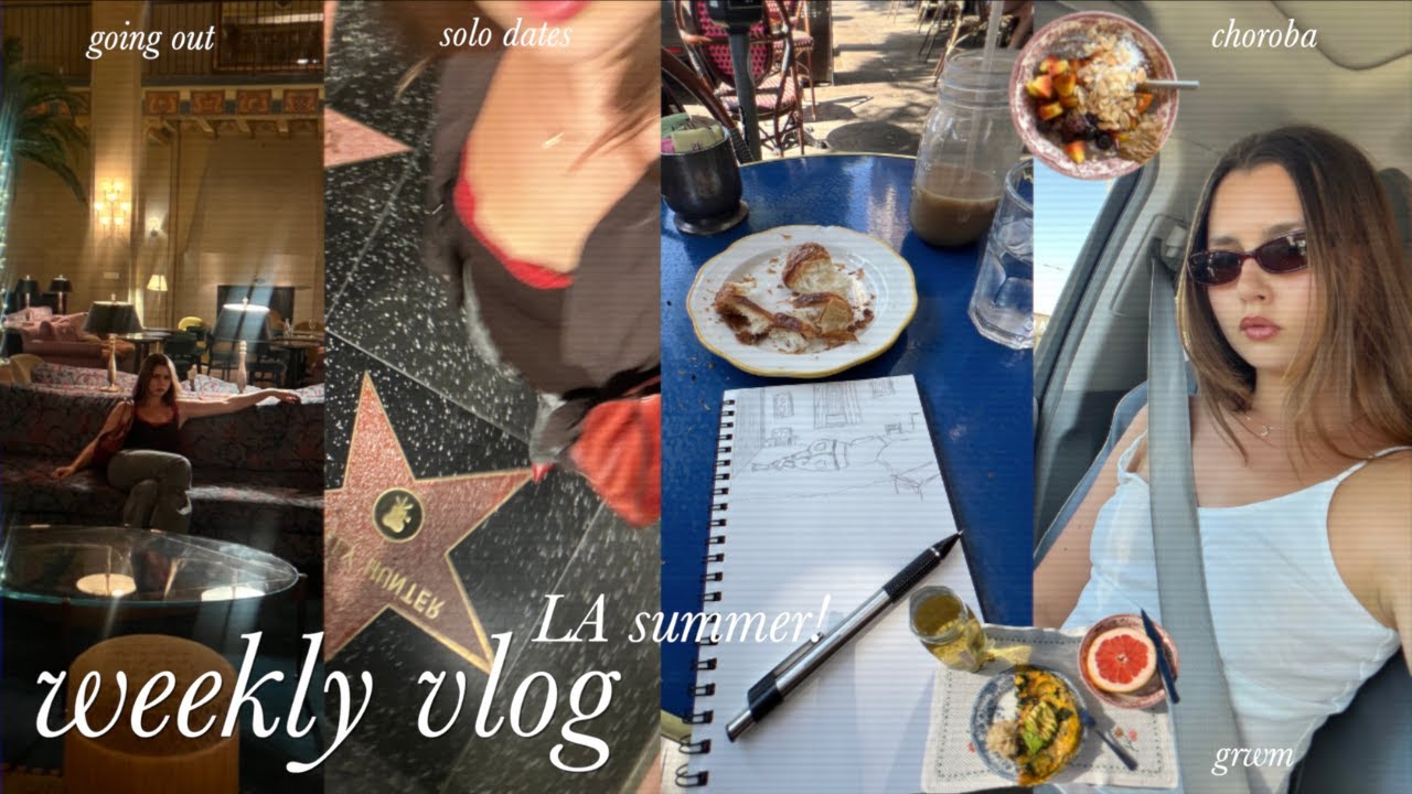 LA summer, mój proces terapeutyczny, imprezy & solo date | weekly vlog