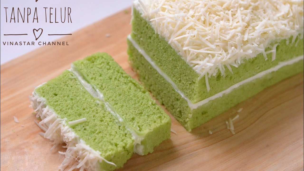Bolu Pandan Kukus Tanpa Mixer,Tanpa Telur, Sederhana Untuk Pemula