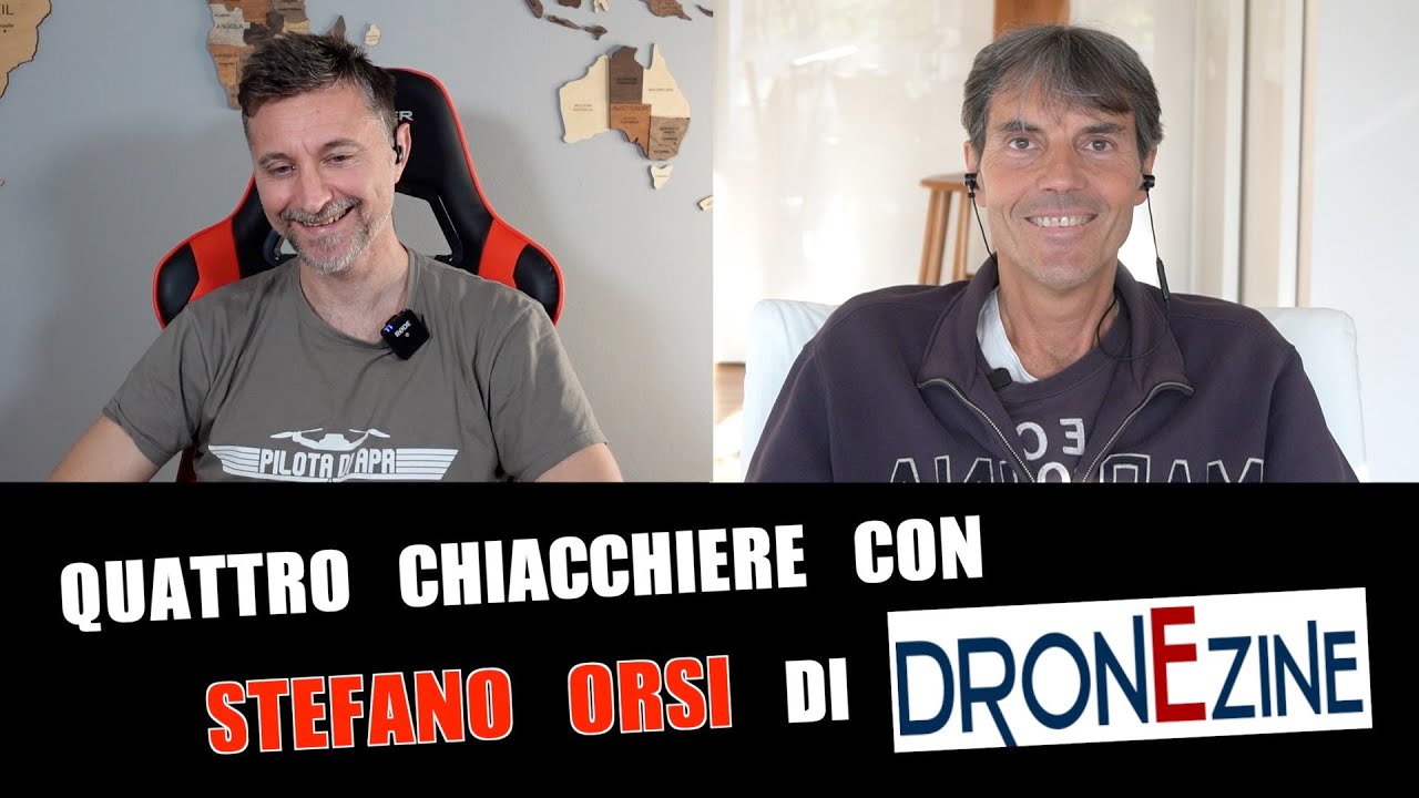 QUATTRO CHIACCHIERE CON STEFANO ORSI DI DRONEZINE ... UN EX PIRATA FPV 😂😂