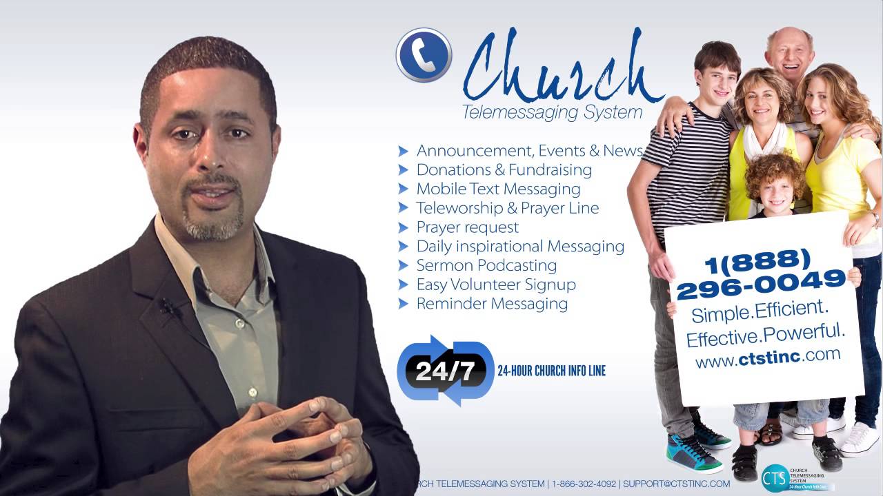Church Telemessaging System - How It Works In 3 Steps