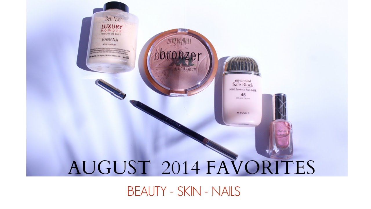 August 2014 Beauty Favorites ByTerry, Ben Nye, Missha, Milani Video I ByBare